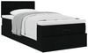 vidaXL Ottoman-Bett mit Matratze Schwarz 80x200 cm Stoff 3311582 Bild 5