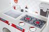 roba Spielküche - Kühlschrank - Tafel - Herd - Mikrowelle - Spüle - Wasserhahn - Weiß / Rot Bild 5