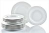 Retsch Arzberg Tafelservice Teller Set, HEIKE WEISS, Geschirr-Set 12-teilig, aus Porzellan, rund (12-tlg), 6 Personen, Porzellan, Tafelgeschirr in zeitlosem Design - für jeden Anlass und jedes Alter Bild 2