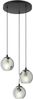 Eglo 98653 Pendelleuchte ARISCANI Rauchglas schwarz-transparent E27 3X40W Ø42,5cm H:110cm dimmbar Bild 4