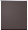 vidaXL Verdunklungsrollo Seitenzug Rollo Klemmrollo Klemmfix Kette, Kaffeebraun, 80x175 cm Bild 2