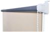 vidaXL Verdunklungsrollo Seitenzug Rollo Klemmrollo Klemmfix Kette, Kaffeebraun, 80x175 cm Bild 3