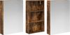 vidaXL Badezimmerschrank-Set 3 pcs 140 x 14,5 x 70 cm Holzwerkstoff 3403780 Bild 5