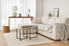 Couchtisch-Set (2tlg.), Tischset, Glasplatte, Holzplatte Bild 4