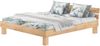 Massivholzbett 200x200 Buche Familienbett Doppelbett wählbares Zubehör V-60.80-20ohne Zubehör Bild 1