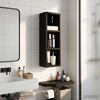 vidaXL Badezimmer-Wandschrank Schwarze Eiche 20 x 16 x 62,5 cm 889304 Bild 4