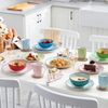 Vancasso Macaron 16-teilig Porzellan Tafelservice bunt, Geschirrset für 4 Bild 5