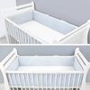 Amilian Bettnestchen Bettumrandung 360x30 cm, für Kinderbett 120x60 geeignet (rundherum), (Nestchen, Kantenschutz), Bettausstattung Bild 3