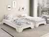 OTTO home Massivholzbett Melwine – Stapelbett aus massiver Kiefer, platzsparend & flexibel (2-tlg, in 2 Ausführungen- als Einzelbett oder Set aus 2 Betten), Mit Lattenrost, ideal als Gästebett, FSC® zertifiziert, Made in Europe Bild 2