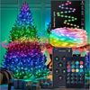 PRIISF LED-Lichterkette Lichtschlauch Lichterschlauch Programmierbar USB RGB Streifen Xmas, App Controller Bluetooth Musik Sync Lampe DIY Weihnachten Bild 4