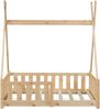 Kinderbett Helsingborg 70x140 cm Holzfarben [en. casa] Bild 3