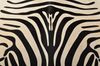 KUHFELL online & NOMAD Fellteppich KUHFELL STIERFELL RINDERFELL ZEBRA PRINT 200x160 cm SCHWARZ WEISS Bild 4