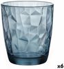 Becher Bormioli Rocco Diamond Blau Glas (390 Ml) (6 Stück) Bild 4