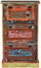 Schuhschrank Riverboat 65 x 25 x 110 cm Altholz Bild 2