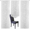 HOME WOHNIDEEN Schiebegardine JENNA (3 St), Klettband, halbtransparent, Schiebevorhang Jacquard Set Bild 5