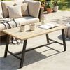 Outsunny Beistelltisch Outdoor-Couchtisch (Set, 1-St, 1 Tisch), Holzoptik, wetterfest, 100x55 cm Bild 5