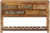 Sideboard, Kommode 120x30x75 cm Altholz Massiv Bild 2