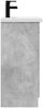 vidaXL Badezimmerschrank mit Waschbecken Betongrau 42 x 40 x 84,5 cm 889997 Bild 5