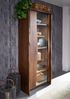 Vitrine Akazie 81x45x204 braun lackiert PURE ACACIA #207 Bild 2