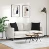 vidaXL Sofakissen 2 pcs Schwarz 50 x 50 cm Stoff 42013956 Bild 4