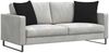 vidaXL Sofakissen 2 pcs Schwarz 50 x 50 cm Stoff 42013956 Bild 3