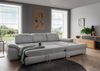 Benformato Sofa Rigatti: Komfortables Mikrofaser-Sofa mit Sitztiefenverstellung, verstellbaren Kopfstützen und Schlaffunktion - In zwei Farben wählbar Bild 2