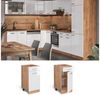 Vicco Küchenschrank Küchenzeile R-Line, Weiß Hochglanz, Schubunterschrank 40 cm, ohne AP Bild 2