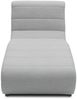 Gartenlounge Liege Boudicca 73x85x169 mit Outdoorbezug in silber Bild 2