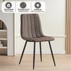 Albatros Esszimmerstühle 4er Set GARDA braun - Komfortabler Polsterstuhl für Modernes und Stilvolles Design am Esstisch - Küchenstuhl oder Stuhl Esszimmer mit hoher Belastbarkeit bis 110kg Bild 3