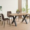Albatros Esszimmerstühle 4er Set GARDA braun - Komfortabler Polsterstuhl für Modernes und Stilvolles Design am Esstisch - Küchenstuhl oder Stuhl Esszimmer mit hoher Belastbarkeit bis 110kg Bild 4