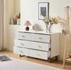 Sideboard 120x40x75 cm - Elegantes Design mit 6 Schubladen & Goldakzenten Bild 5