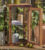 Ib Laursen - Glasvitrine Schrank Glasschrank 28x50cm UNIKA Holz Glas 21041-30 Bild 2