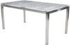 greemotion Tisch Sydney, Gartentisch, hochwertig, Edelstahl, rechteckig, 160 x 74 cm, silber/grau Bild 1