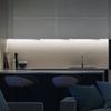 B.K.Licht LED Unterbauleuchte Küche 575mm 10W 1100lm moderne Lichtleiste Bad flach 13mm - BKL1468, LED fest integriert, 3000K - Warmweiß, Unterbaulampe Küchenlampe Werkstattlampe Regal An/Aus Schalter silber Bild 4