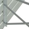 vidaXL Garten-Hochbeet Verzinkter Stahl 480x80x77 cm Grau 47068 Bild 5