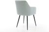 Armlehnstuhl Greg-Flex Stripes Mint 4-Fuß konisch Schwarz Bild 5
