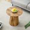 Runder Couchtisch 50x48 cm in Holzoptik – Beistelltisch aus MDF mit hoher Tragkraft Bild 2