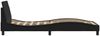 vidaXL Bettgestell "Dover" Schwarz 80x200 cm Kunstleder 373078 Bild 5