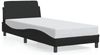 vidaXL Bettgestell "Dover" Schwarz 80x200 cm Kunstleder 373078 Bild 2