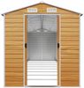 vidaXL Gerätehaus Hellbraun 191x810x198 cm Verzinkter Stahl 3188283 Bild 5