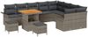 vidaXL Garten-Sofa-Set mit Kissen mit Speicher mit Kissen 12 pcs Grau 3364123 Bild 2