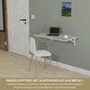 KDR Produktgestaltung Klapptisch 80x50 Wandklapptisch Esstisch Küchentisch Schreibtisch Wand Tisch, Beton Bild 2