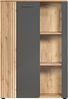 INOSIGN Highboard Estepona (1 St), Vitrine, Tür mit Rillen-Optik, Breite 91 cm Bild 4