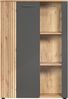 INOSIGN Highboard Estepona (1 St), Vitrine, Tür mit Rillen-Optik, Breite 91 cm Bild 5