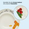 KHG Pastateller, extra groß mit 30cm Durchmesser in Pasta alla Mama Print, perfekt für Gastro und Zuhause, hochwertiges Porzellan, Suppenteller, Salatteller, Spülmaschinengeeignet Bild 2
