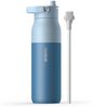 BRITA Trinkflasche BRITA LARQ Essential Trinkflasche (1L) mit Strohhalm, Edelstahl Wasserflasche mit doppelwandiger Isolierung - hält 24h kalt Bild 1