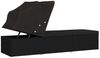 vidaXL Sonnenliege mit Sonnenschutz und Auflage Poly Rattan Schwarz 46249 Bild 5