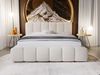 GRAINGOLD Cloud Bett 180x200, Polsterbett ohne Bettkasten, Bouclé-Stoff, mit Lattenrost, Beige Bild 4