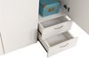 Kleiderschrank, weiß, 120x177x52cm Bild 5