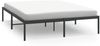 Doppelbett Metall Schwarz 160x200 cm Bild 2